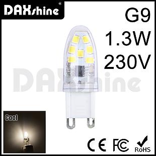 DAXSHINE 14LED G9 1.3W AC230V Cool White 6000-6500K 110-140lm     